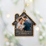 Our First Christmas - Personalized Husband And Wife Ornament