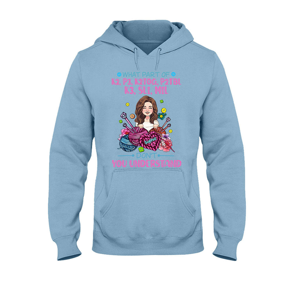 Don't You Understand - Personalized Knitting T-shirt And Hoodie