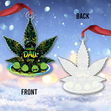 Dopest Dad Ever - Personalized Weed Ornament