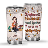 I Love Days When My Only Problem Is Which Book To Read - Book gift for mom, daughter, girlfriend, wife - Personalized Tumbler