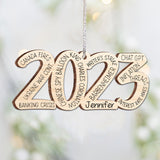 What A Great Year - Personalized Christmas Ornament