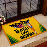 Teach Love Inspire - Personalized Teacher Doormat