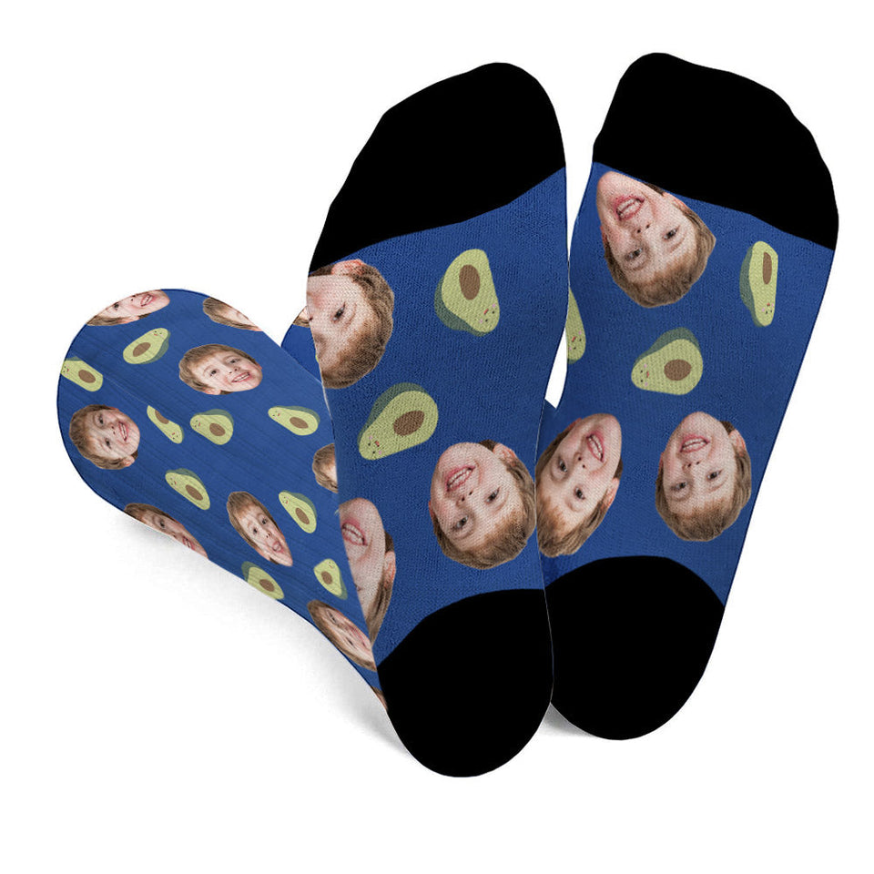 Funny Icon Pattern - Personalized grandson Socks