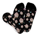 Custom Face Galaxy - Personalized Kid Socks