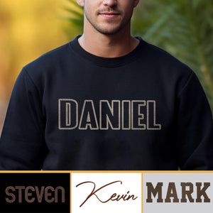 Custom Name - Personalized grandson Embroidered Sweater