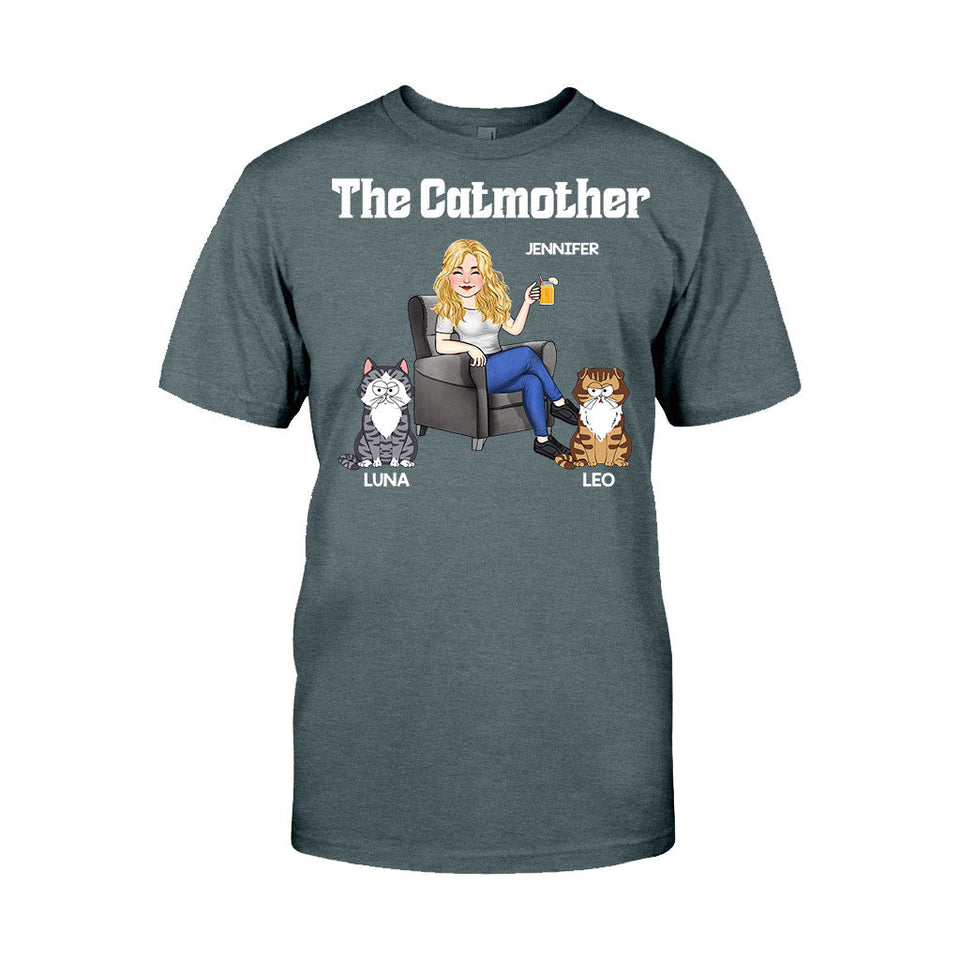 The Catmother - Personalized Cat T-shirt And Hoodie