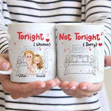 Tonight - Personalized Couple Mug