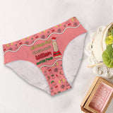 All I Want For Christmas - Personalized Couple Women Briefs