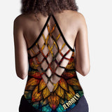 Hurry Up Inner Peace - Personalized Yoga Cross Tank Top