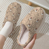 Funny Dog Cat Faces For Pet Lovers - Personalized Cat Slippers