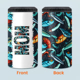 Reel Cool Dad - Fishing gift for dad, grandpa, him, husband - Personalized Can Cooler