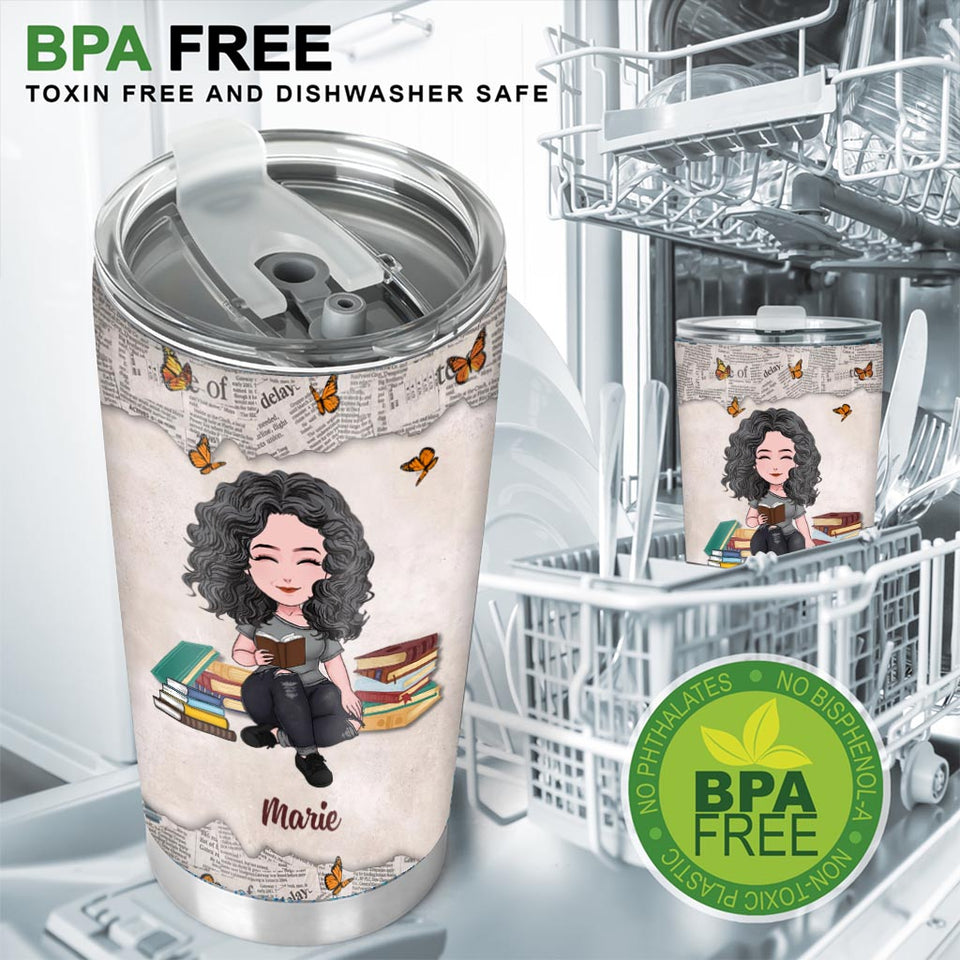 I Love Days When My Only Problem Is Which Book To Read - Book gift for mom, daughter, girlfriend, wife - Personalized Tumbler