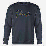Custom Name - Personalized Aunt Embroidered Sweater