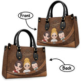 Best Grandma Ever - Personalized Grandma Leather Handbag