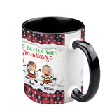 Life Is Better With Grandkids - Personalized Grandma Accent Mug
