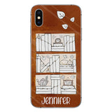 Four Seasons Reading Tracker - Personalized Book Phone Case