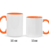 You Left Paw Prints On Our Hearts Angel Wings - Gift for dog lovers, who lost dog, who lost cat - Personalized Accent Mug