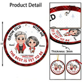 Grow Old With You - Personalized Husband And Wife Ornament
