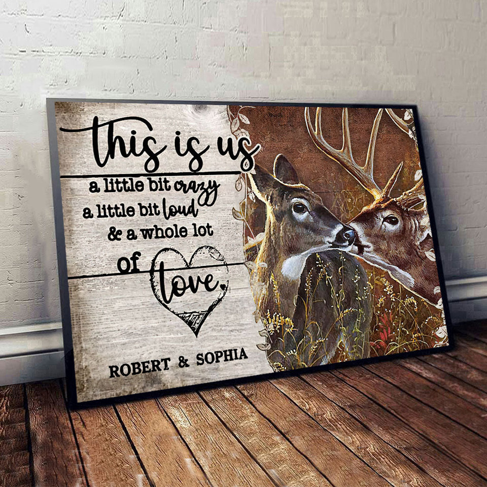 This Is Us - Personalized Hunting Canvas And Poster