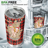 Let's Be Naughty - Personalized Couple Tumbler