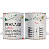 Postcard To Grandma/ Nana/ Mimi/ Gigi... - Personalized Grandma Mug
