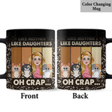 Like Mother Father Like Daughter Son Cats Dogs Pet Lover - Personalized Cat Mug