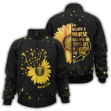 Proud To Be A Nurse - Personalized Nurse Zip Jacket