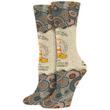 I'm Mostly Peace Love And Light - Personalized Yoga Socks