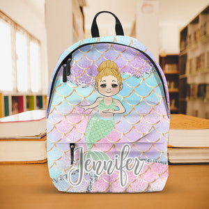 Little Mermaid - Personalized Family Backpack