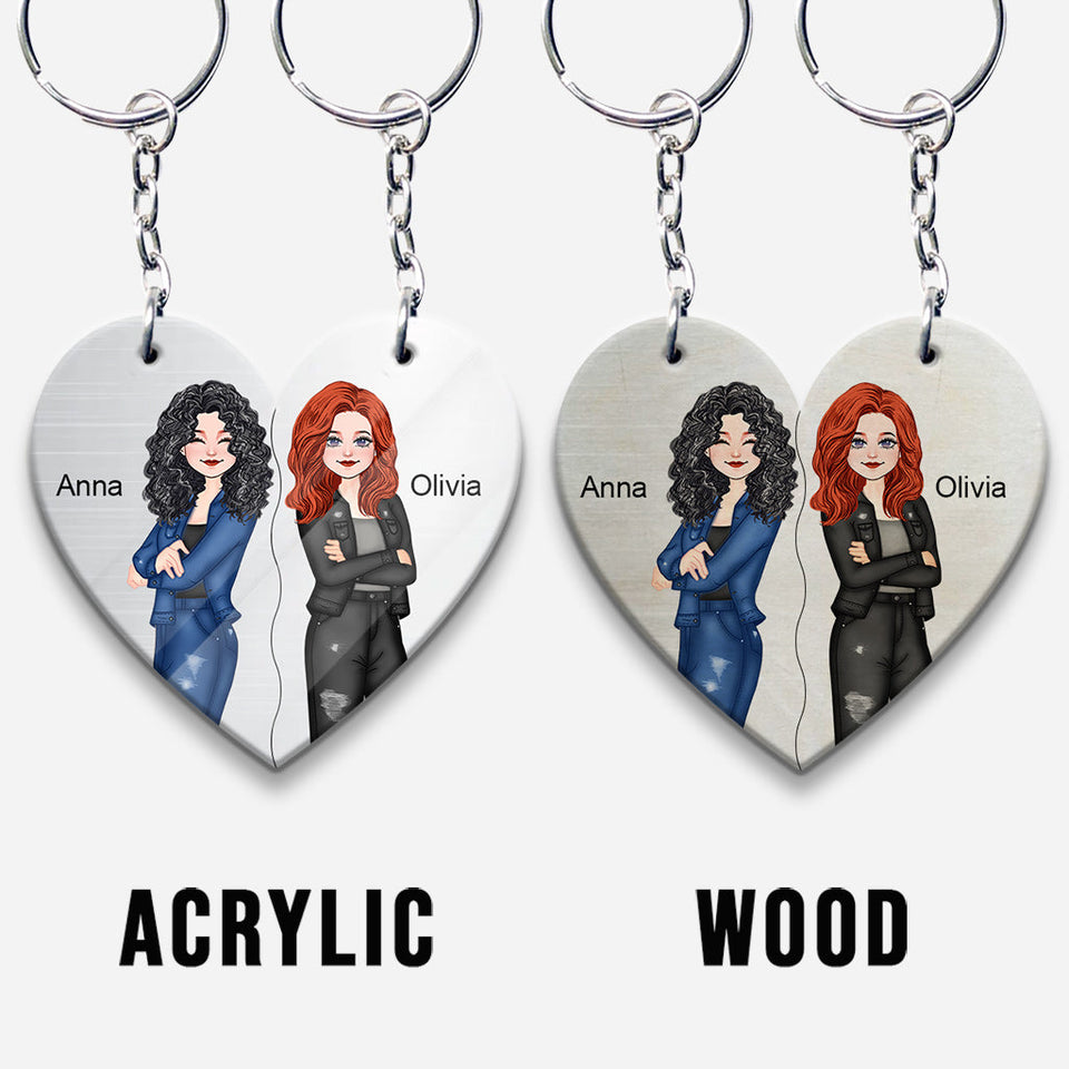 Funny Keychain For Best Friends - Gift for friend - Personalized Keychain