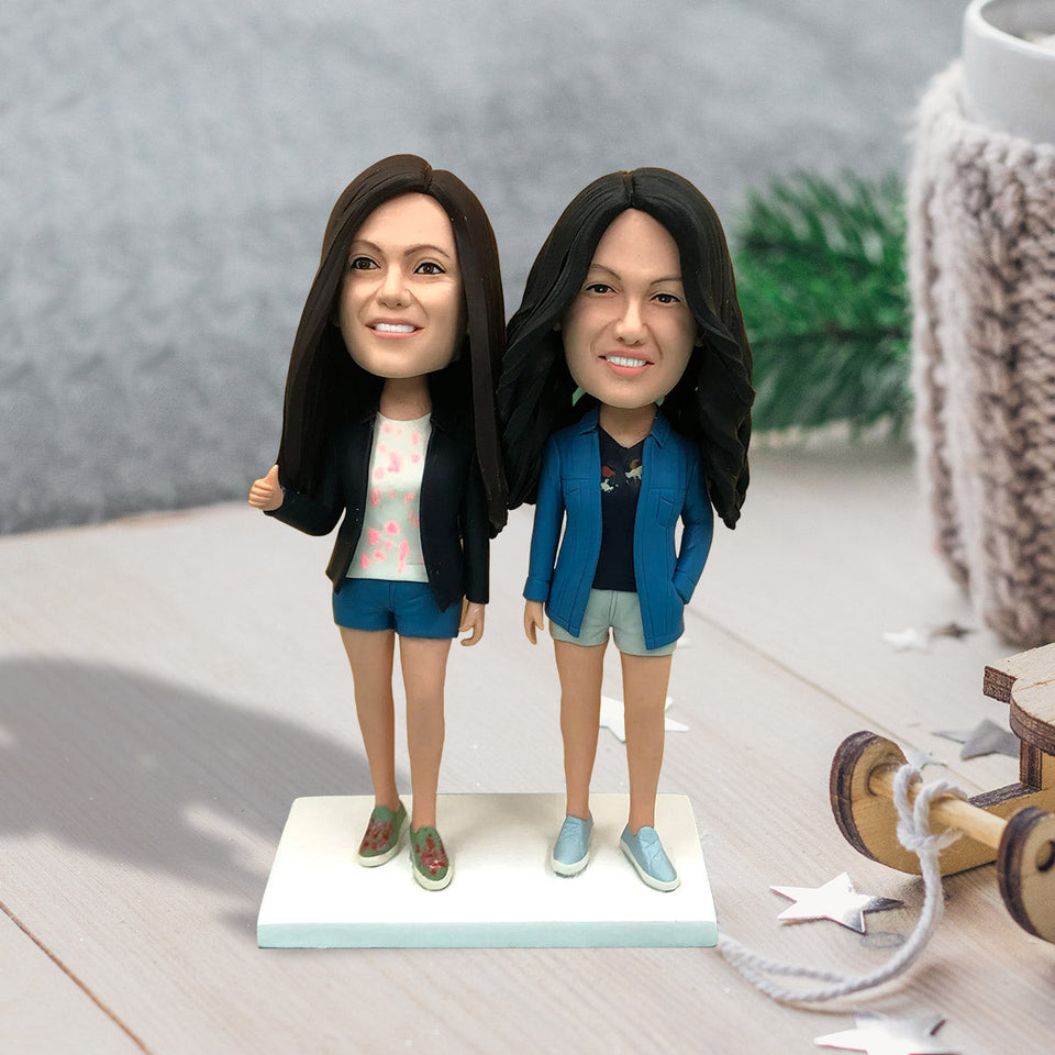 Custom Figure - Personalized Bestie Bobblehead