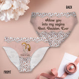 Best Decision Ever - Personalized Couple Women Briefs