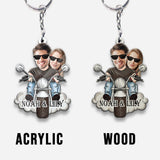 I'll Always - Biker gift for husband, wife, boyfriend, girlfriend - Personalized Keychain