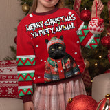 Merry Christmas Ya Filty Anima - Personalized Dog Ugly Sweater
