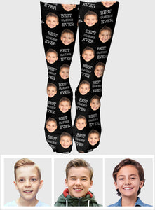 Custom Face - Personalized grandson Socks