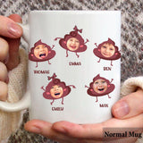 Daddy's Little Shit - Gift for dad, grandpa, mom, uncle, aunt, grandma - Personalized Mug