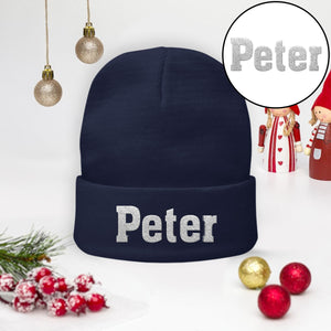 Custom Name - Personalized Step Dad Embroidered Beanie