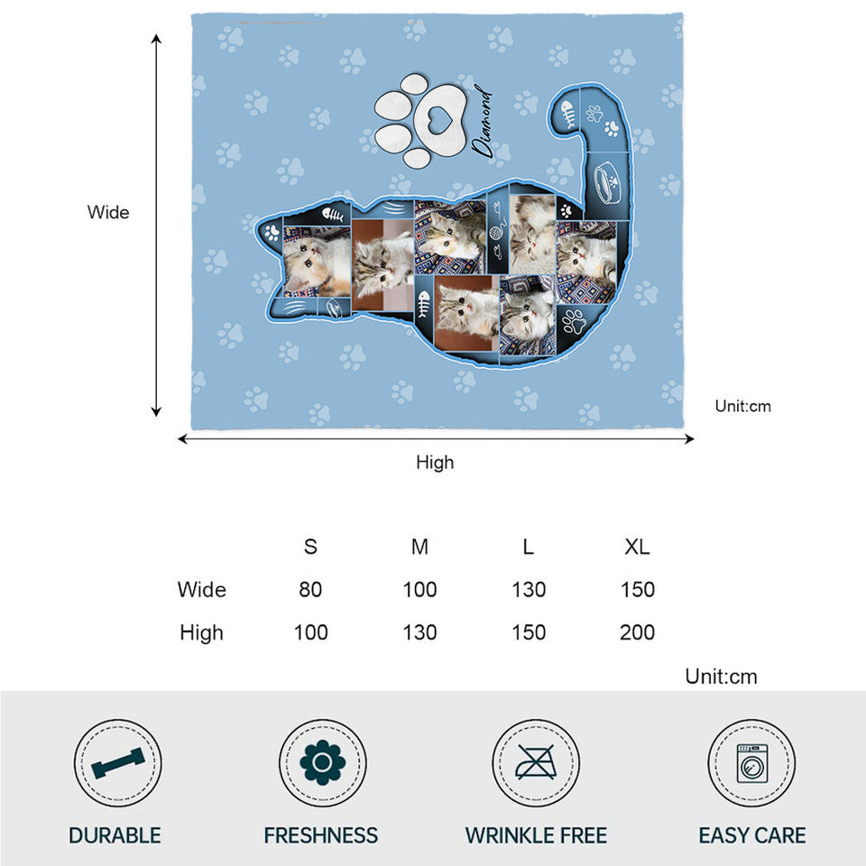 Cat Lover - Personalized Cat Blanket