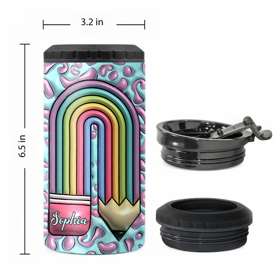 Teacher Life - Personalized Teacher Can Cooler