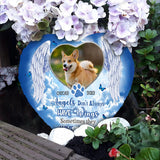 Angels Have Paws - Personalized Dog Heart Shaped Stone