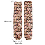 Customizable Printed Face - Personalized Family Socks