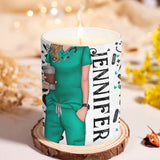 Smells Like You're A Whole Nurse - Personalized Nurse Candle With Wooden Lid