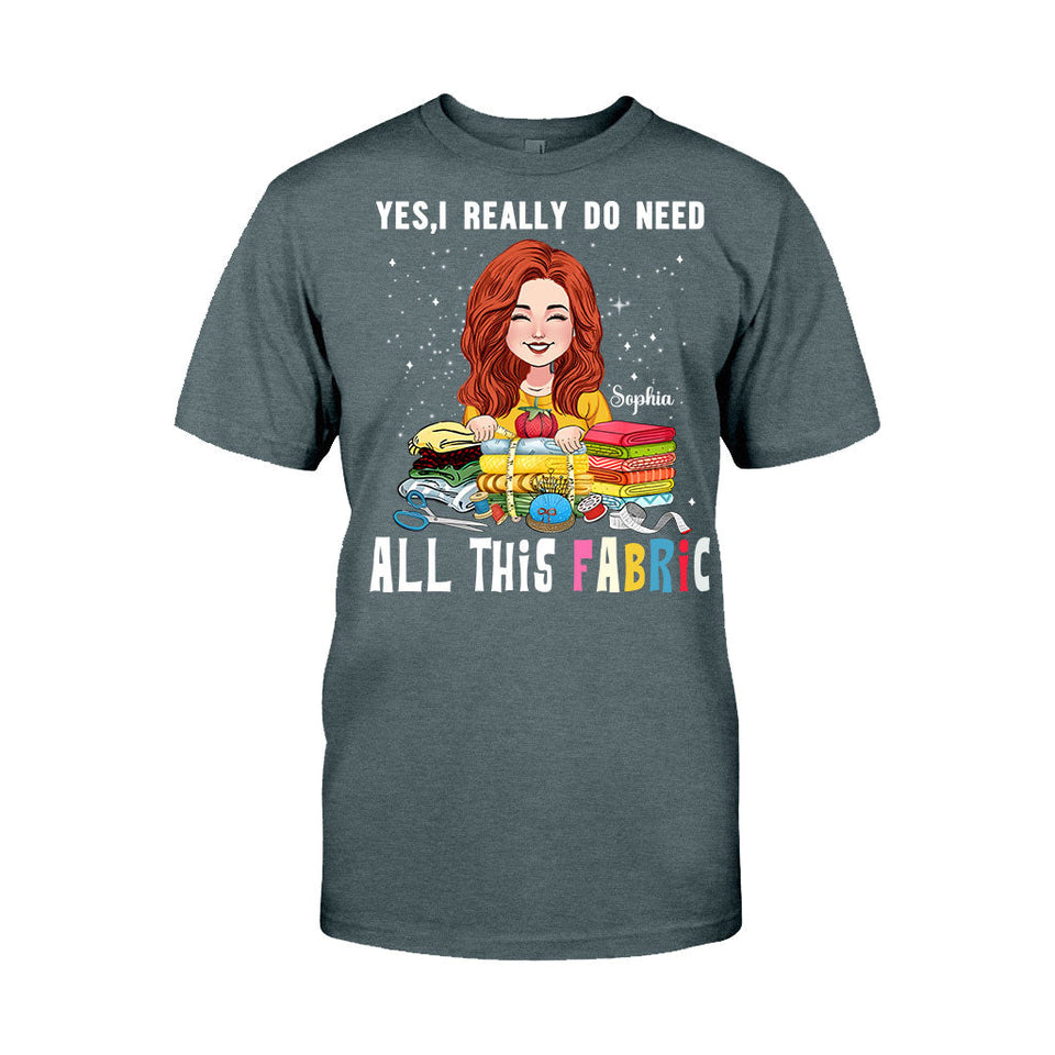 All This Fabric - Personalized Sewing T-shirt And Hoodie