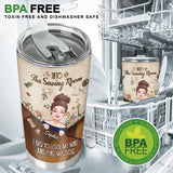 And Into The Sewing Room I Go - Personalized Sewing Tumbler
