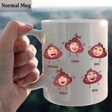 Daddy's Little Shit - Gift for dad, grandpa, mom, uncle, aunt, grandma - Personalized Mug