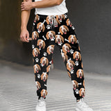 Custom Pet Photo Unisex Sweatpants - Gift for dog lovers - Personalized Unisex Sweatpants