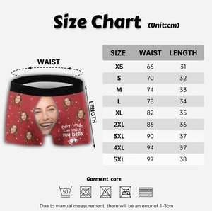 Only You Can Jingle My Bells - Personalized Couple Men Boxer Briefs