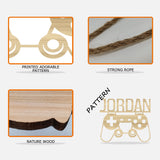 Gaming Room - Personalized Video Game Custom Shaped Wood Sign