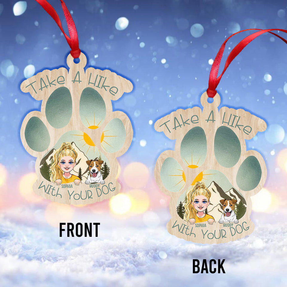 Take A Hike - Personalized Hiking Ornament