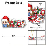 Merry Christmas - Personalized Kid Transparent Ornament